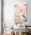 Pink Abstract modern wall art minimalism texture